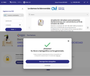 Generar usuario y contrasena de produccion en Tico Factura